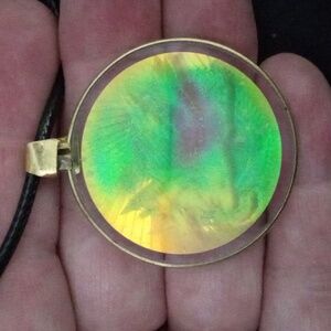 Vintage Halogram Pegasus Necklace